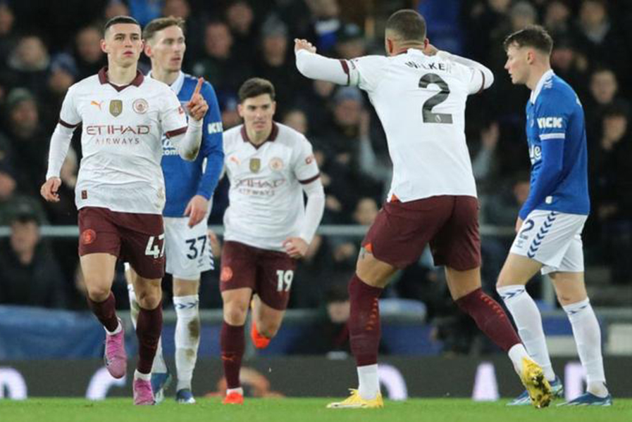 Man City back in top four with win at Everton | The Financial Express