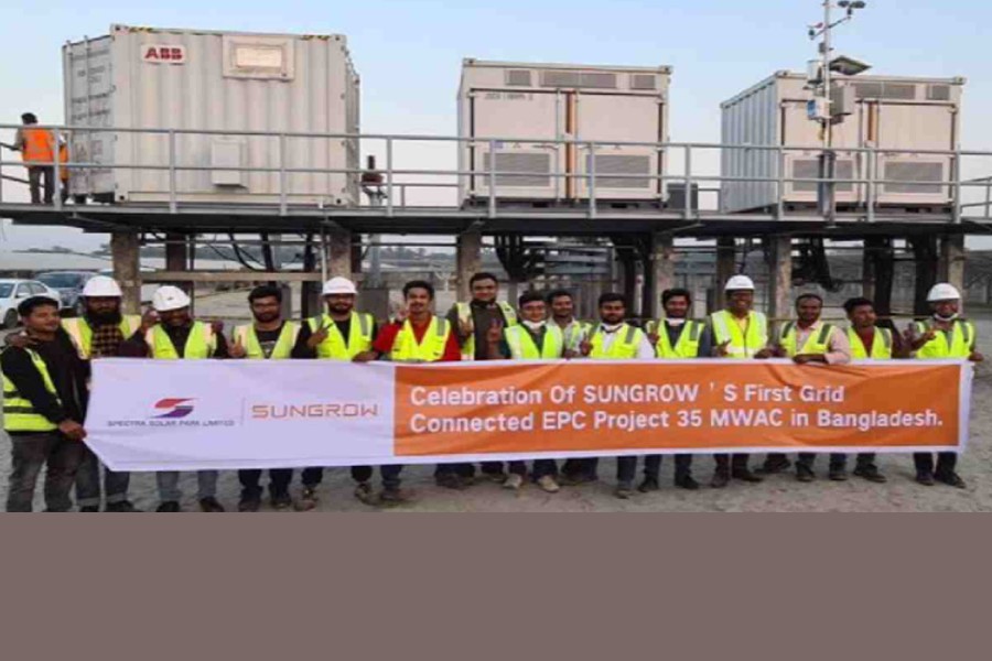 Solar power plant in Manikganj begins commercial operation The